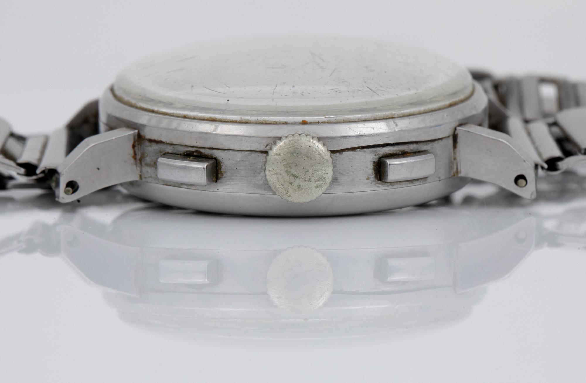 ARMBANDSUR, herr, Eterna "Telemetre", 1940-tal.