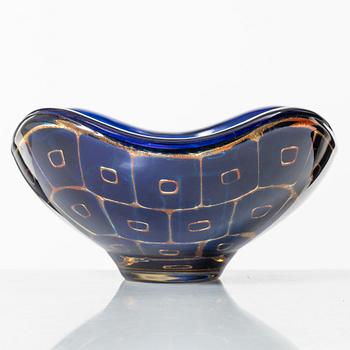 Sven Palmqvist, skål, Ravenna, Orrefors 1961.