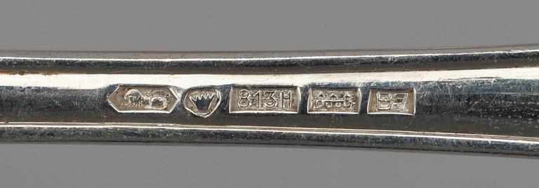 BESTICK, 94+2, delar, silver, Kultakeskus, Tavastehus 1950-tal. Tot vikt ca 4500 g.