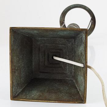 Bordslampa, Ciselörer Nyköping, 1930-tal.