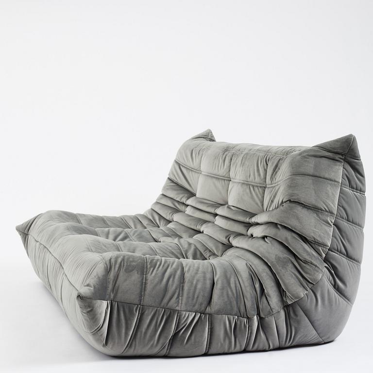 Michel Ducaroy, soffa, fåtölj och fotpall, "Togo", Ligne Roset, 2000-tal.