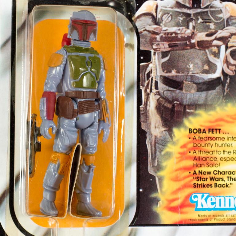 STAR WARS, Boba Fett 21 back-B, Kenner 1979.