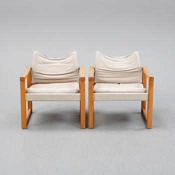 Karin Mobring, a pair of 'Diana' armchairs for Ikea.