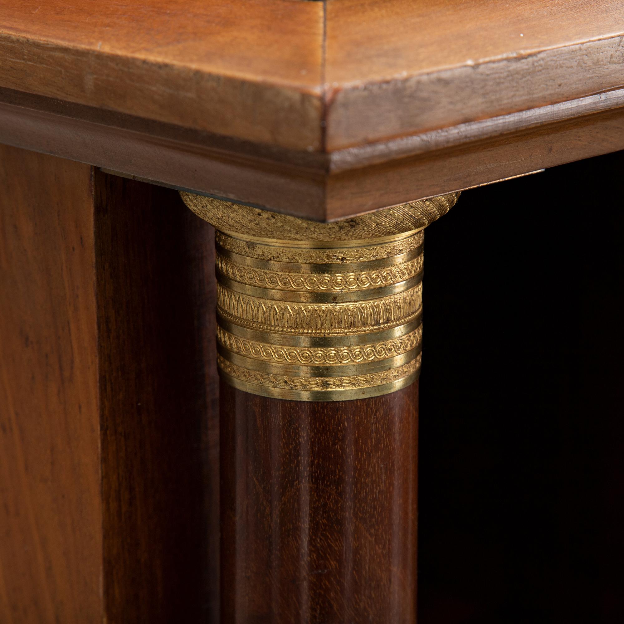 A first half of the 20th Century mahogany book case.