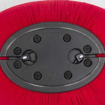 Denis Santachiara, ottomans/chairs, a pair, "Tato Egg Seat", Baleri, Italy, 21st century.