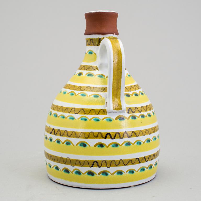 STIG LINDBERG, a faience vase, Gustavsberg 1940/50s.