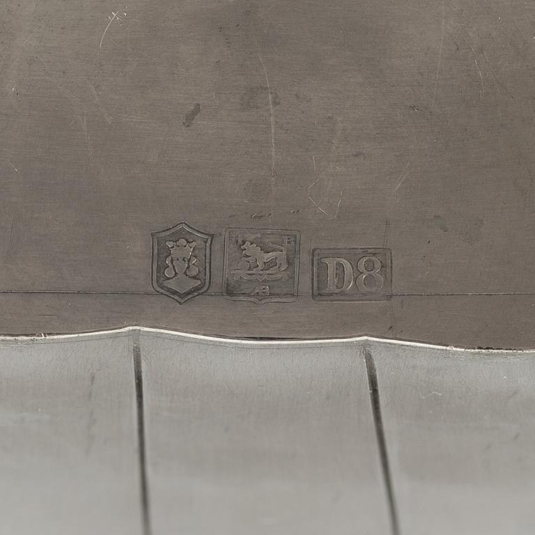 A pair of petwr wall sconces, Herman bergman AB, Stockholm, 1930.