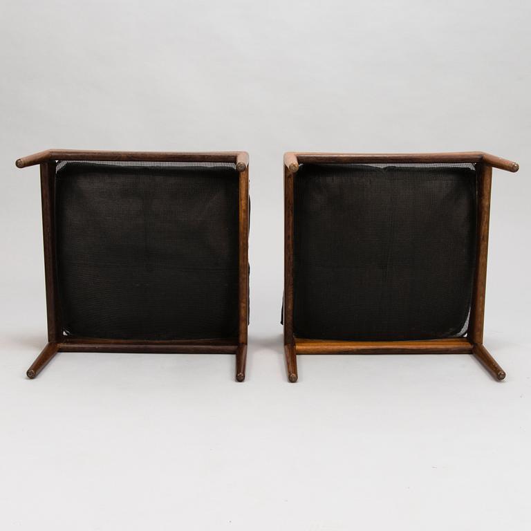 CHRISTIAN VEDEL, a pair of 1960's 'Modus' armchairs and two stools for Sören Willadsen, Denmark.