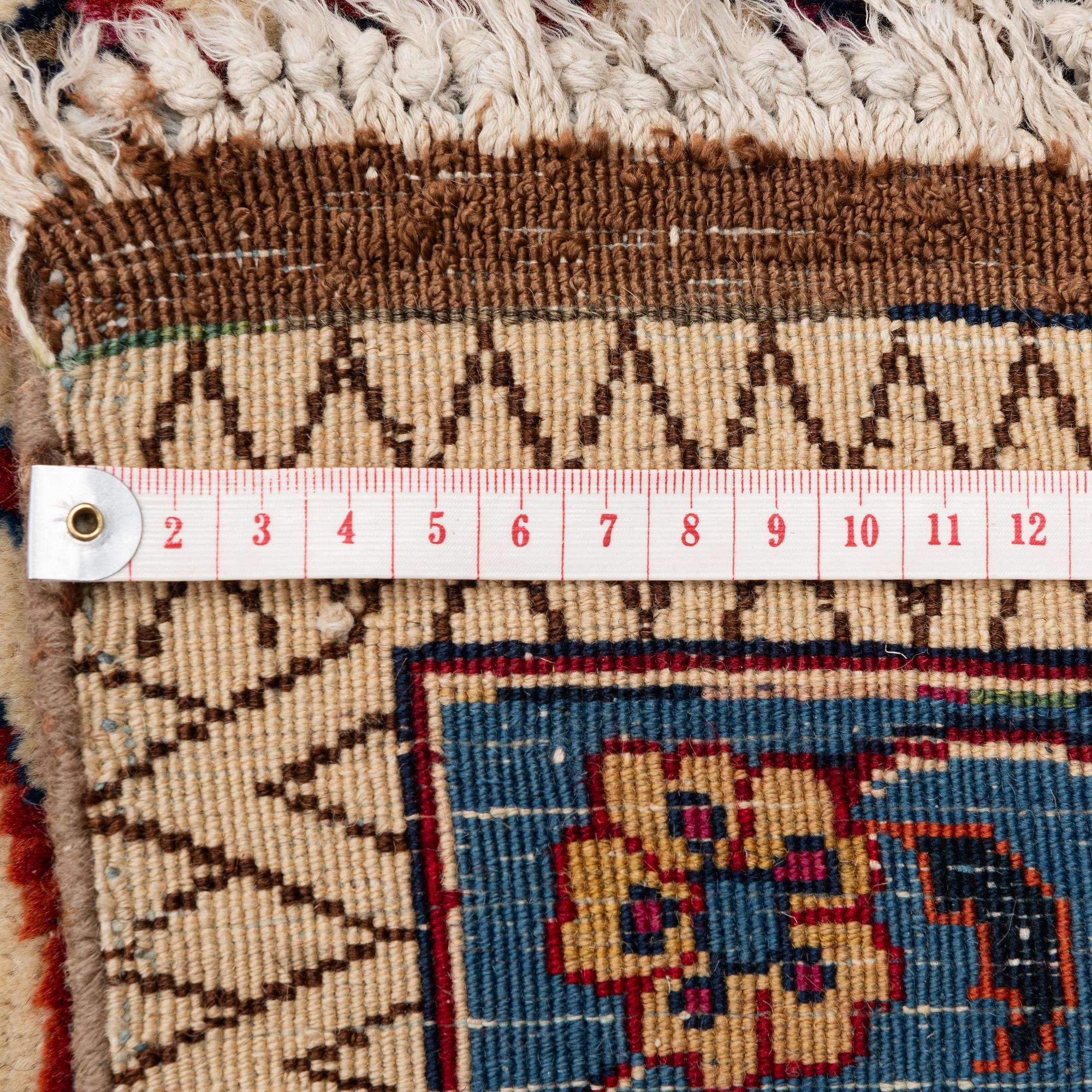 Antique Mashad carpet, Eastern Persia (Iran), signed Saber, c. 432 x 289 cm.