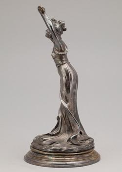 SKULPTUR, nysilver, jugend, 1900-talets början.