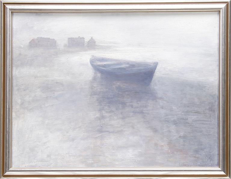 LENNART OLAUSSON, olja på duk. Sign o dat 89.