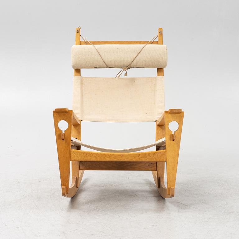 A rocking chair, 'GE673', by Hans J Wegner, for Getama, Denmark.