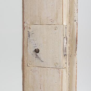 A Gustavian style display cabinet, circa 1900.