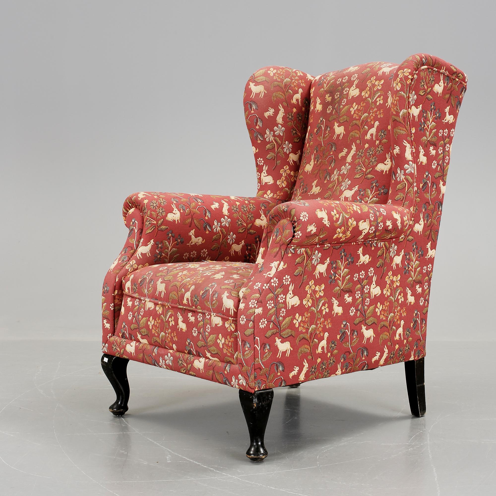 ÖRONLAPPSFÅTÖLJ, 1900-talets första hälft.