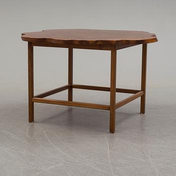 A Josef Frank burled wood table, Svenskt Tenn, model 1057.