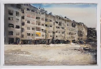 Lars Lerin, "Syrien III".
