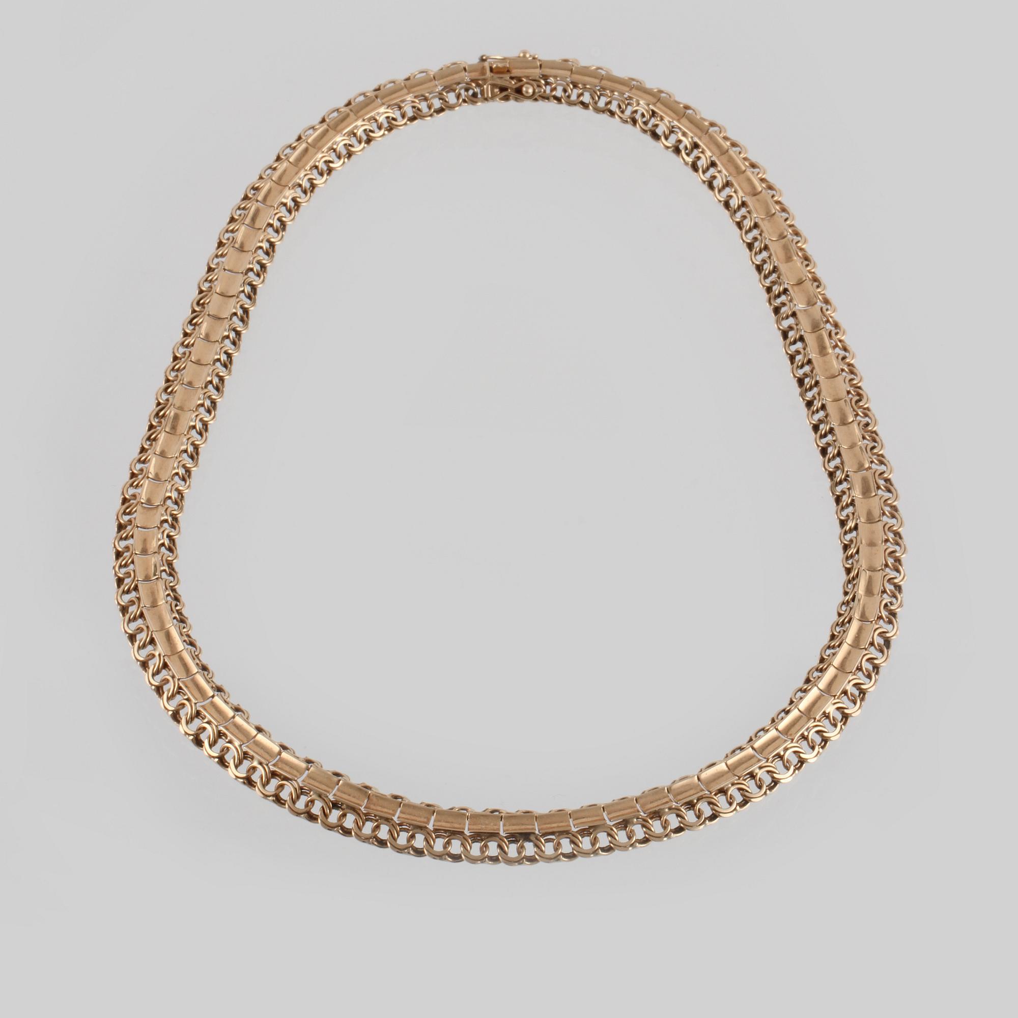 HALSLÄNK, 14K guld, utländska stämplar. Vikt 31,3 gram.