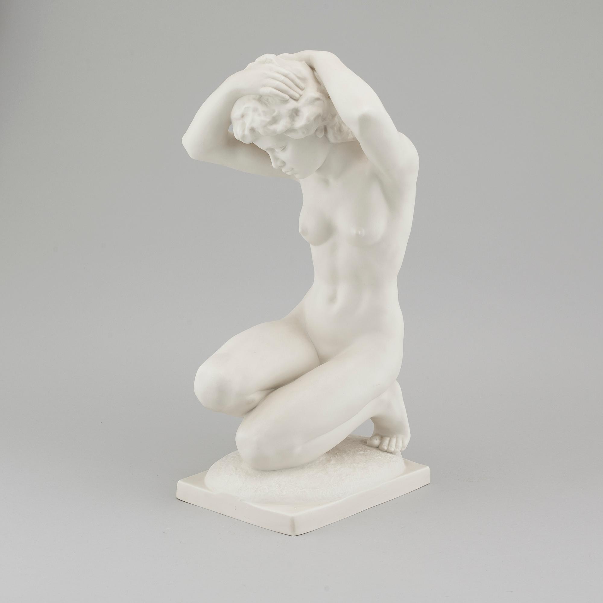 FIGURIN, porslin, Karl Tutter, Hutschenreuther, 1900-talets mitt.