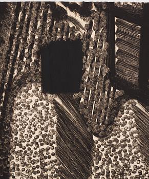 Howard Hodgkin, etsning och akvatint. Signerad och numrerad 91/100. Daterad 1980.