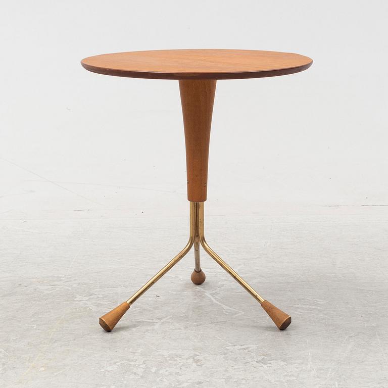 Albert Larsson, a teak veneered table, 'Alberts-Bordet', AB Albert Larssons Möbelfabrik, Tibro, mid 20th Century.