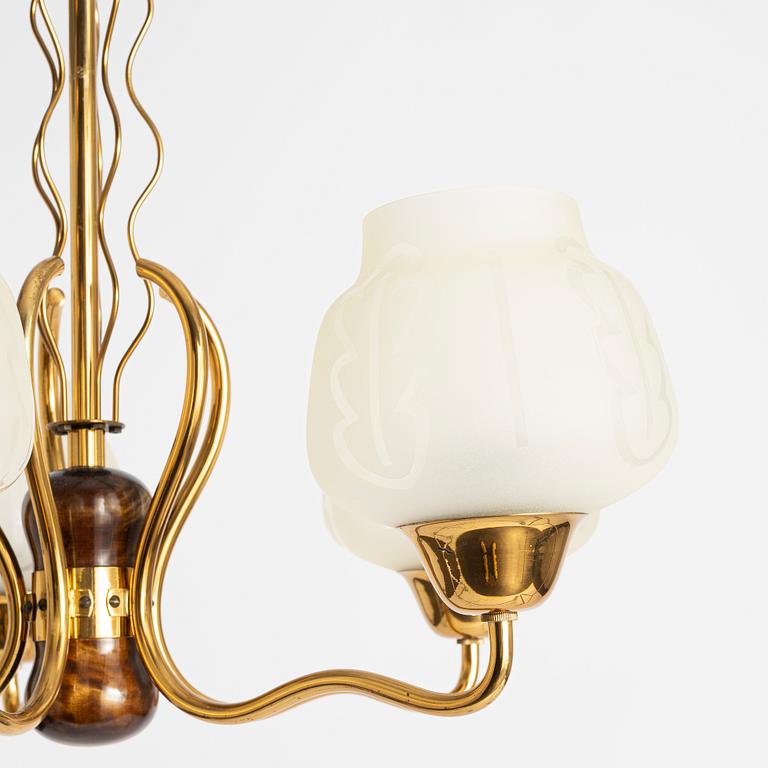 Ceiling lamp, Swedish Modern, 1940s.
