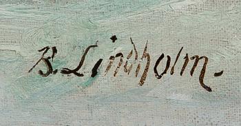 BERNDT LINDHOLM, MYRSKYÄVÄ MERI.