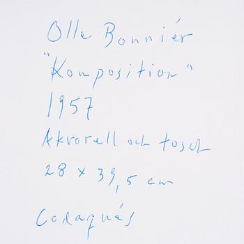 Olle Bonniér, "Komposition".