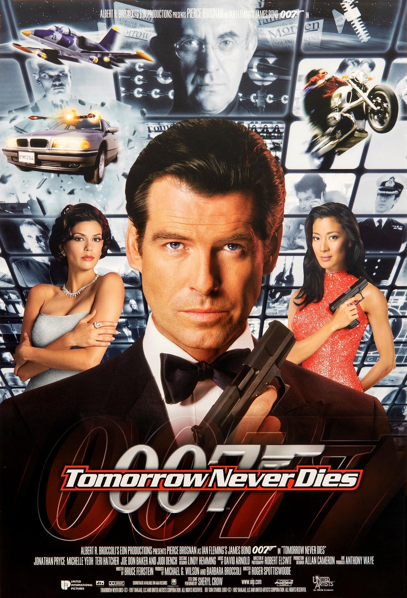 Filmaffisch James Bond "Tomorrow never dies".