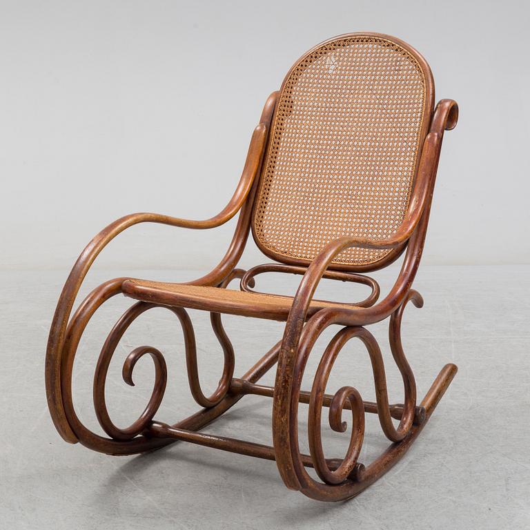 A first half of the 20th century Thonet rocking chair.