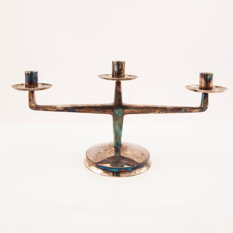 Candelabra sterling silver 20th century.