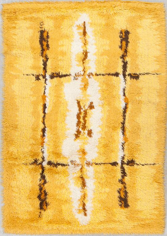 MATTA, maskintillverkad rya, 1900-talets andra hälft. Ca 195 X 136 cm.