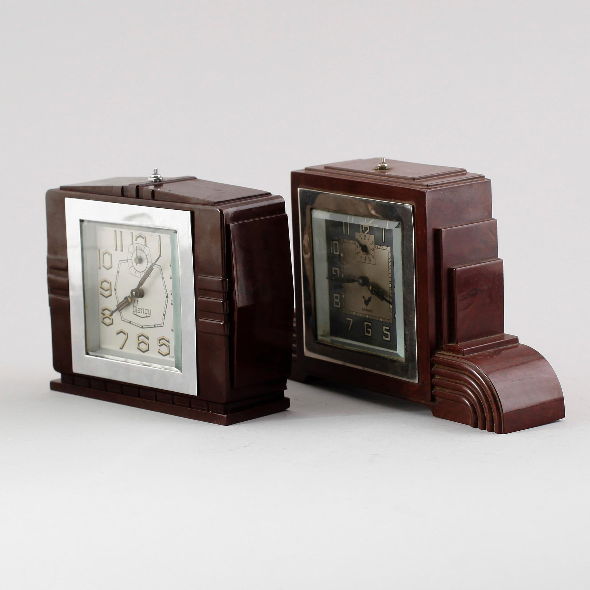 BORDSUR, 2 st, Blangy, art déco, 1930-tal.