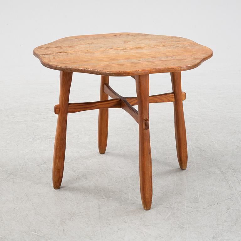 Nordiska Kompaniet, a pine 'Hytte' coffee table, 1940's.