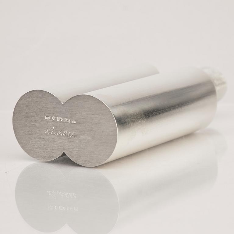 a sterling silver bottle with lid, Stockholm 2003.