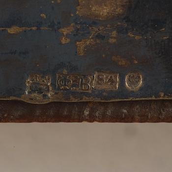 FYEDOR VERKOVSYEV, S:t Petersburg 1846, ram, förgyllt silver, nyrokoko.