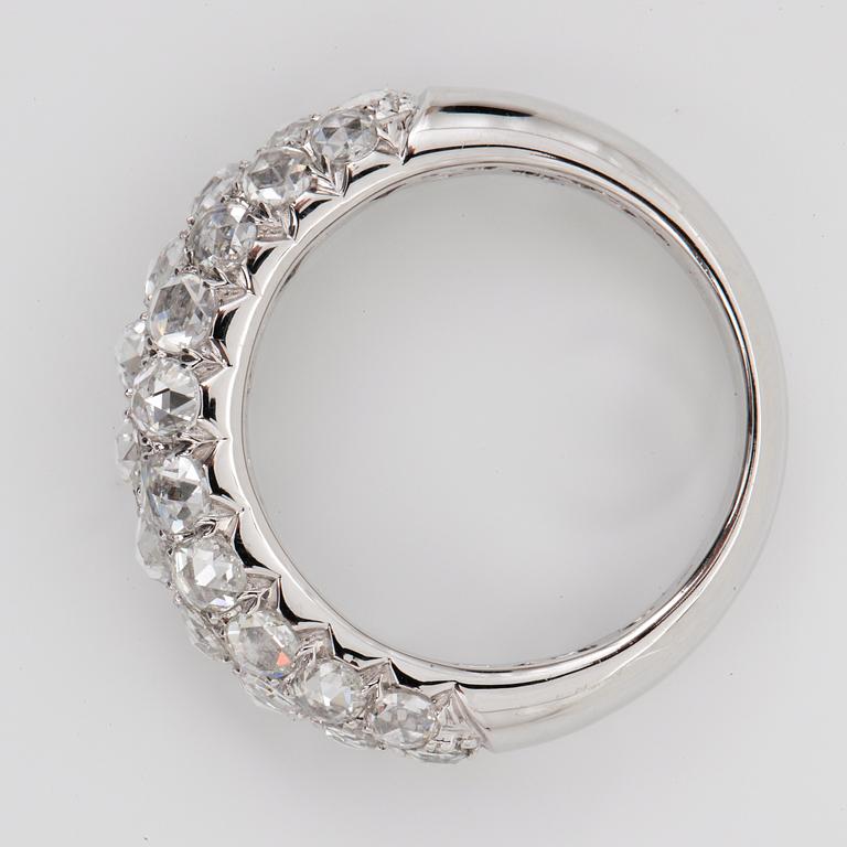 RING, men rosenslipade diamanter ca 2.44ct.