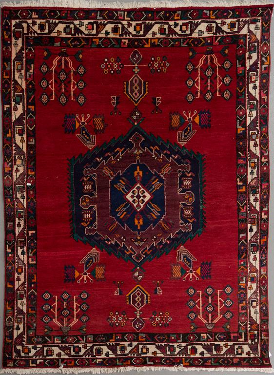 MATTA, Sirdjan/Afshar, modern tillverkning. Ca 214 x 169 cm.