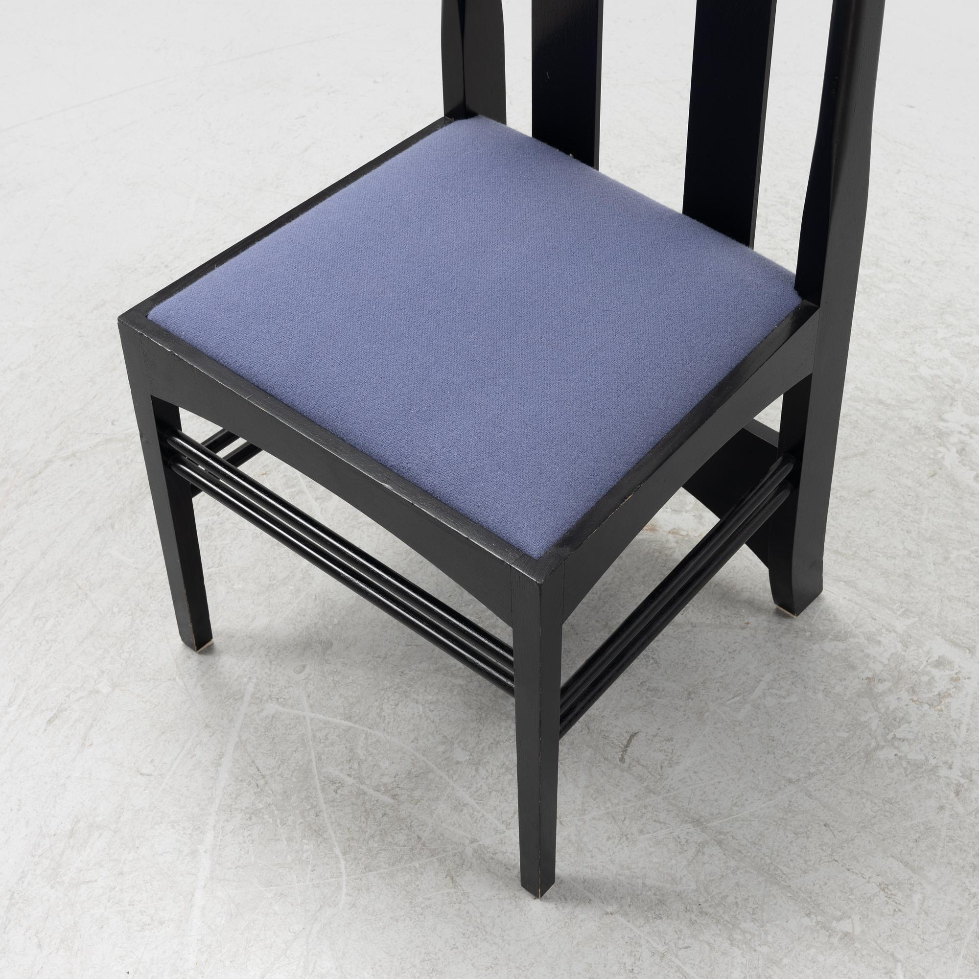 Charles Rennie Mackintosh, an 'Argyle' chair, Cassina.