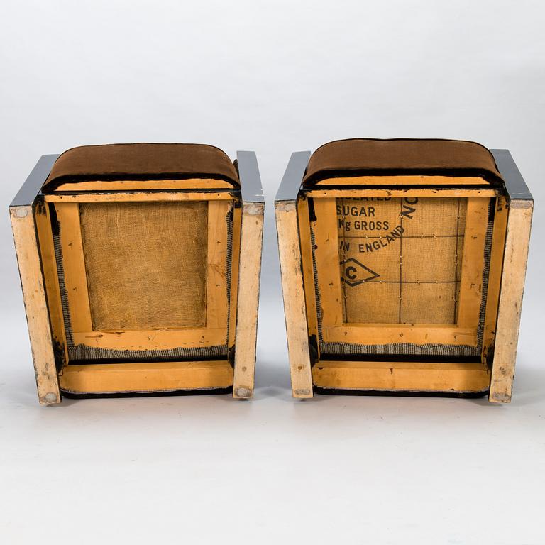 ÅKE WASASTJERNA, a 1930s 11-piece drawing room suite, 'Minister' for Asko Finland. Designed 1934.