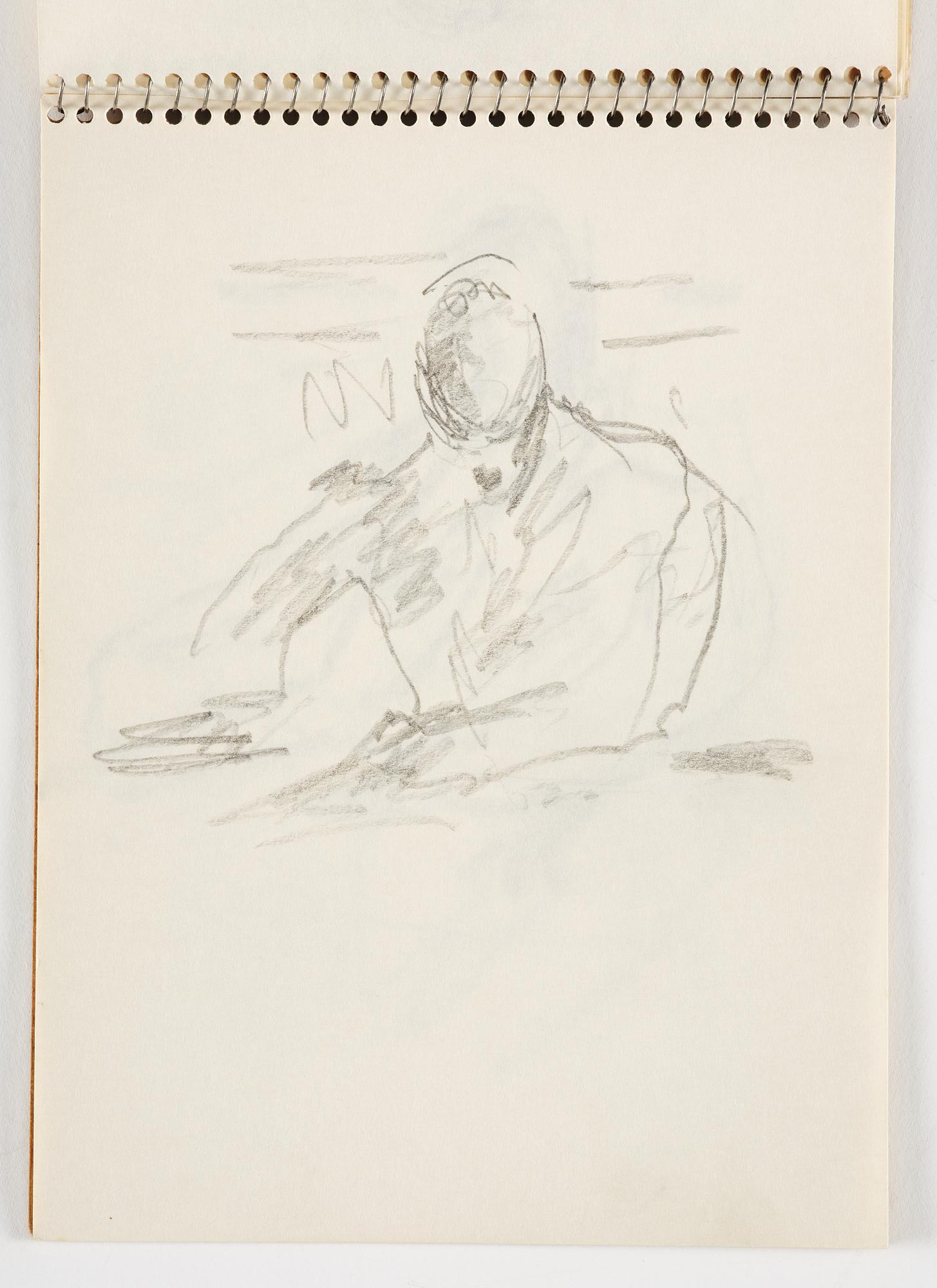 Lotte Laserstein, 4 skissböcker med blyertsteckningar.