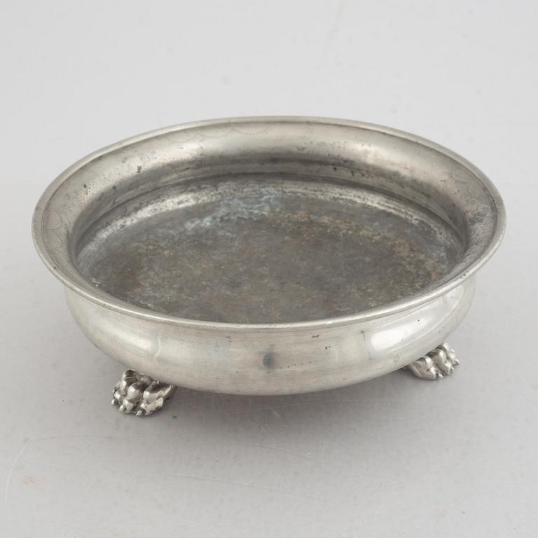 Estrid Ericson & Anna Petrus, a pewter bowl, Firma Svenskt Tenn, Stockholm, 1928.