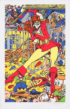 GUDMUNDUR ERRÓ, serigraphy, signed, numbered HC and dated 1993.