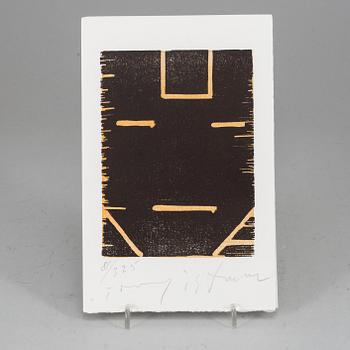 Fifteen signed woodcuts by Tommy Östmar.