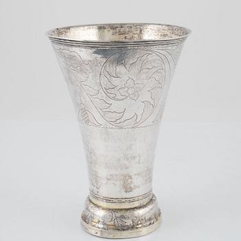 Anders Johan Lignell, bägare, silver, Sundsvall, 1823.