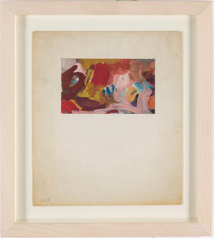 ADJA YUNKERS, gouache, signed and dated 1958.