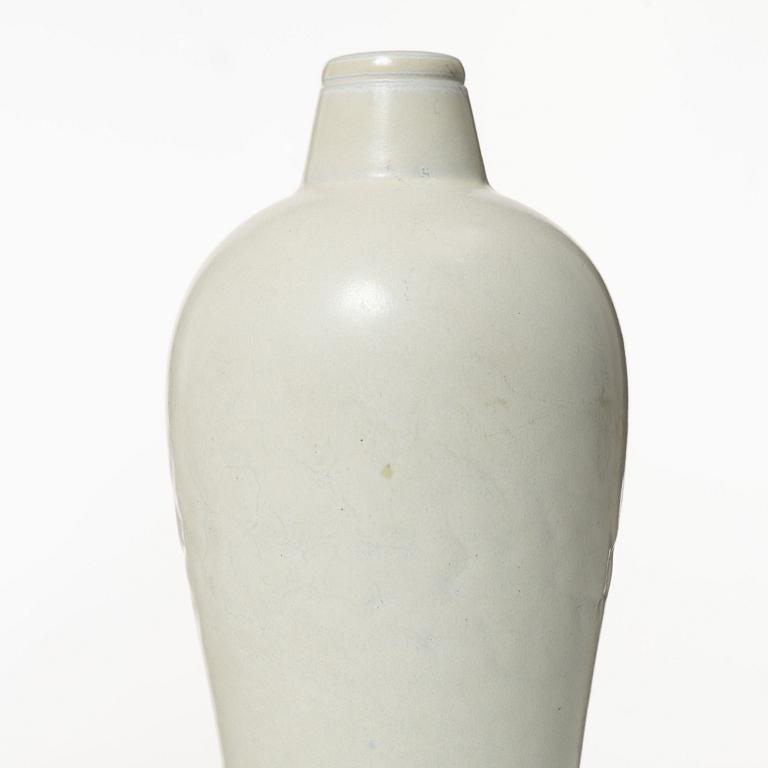 Gunnar Nylund, vaser, 3 st och skål, stengods, Rörstrand.