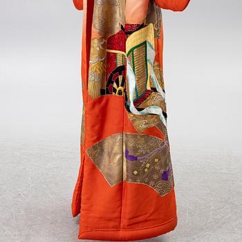A Japanese brocade kimono, 1980s.