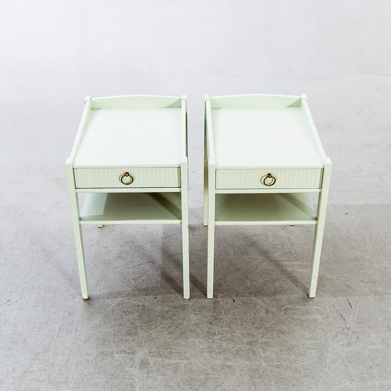 A pair of 1950/60s bedside tables.