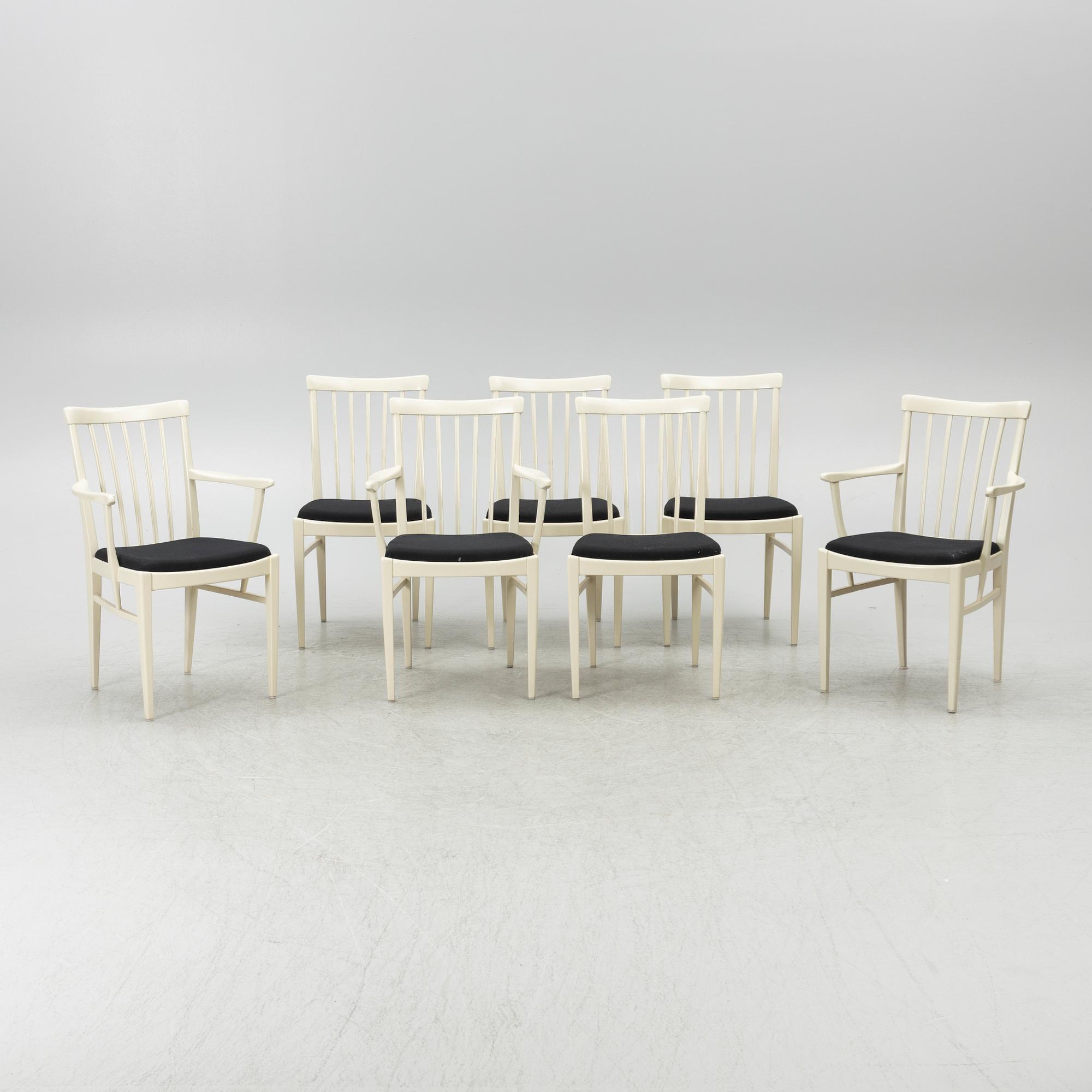 Carl Malmsten, an eight part dining group, "Herrgården", Åfors, second half of the 20th century.