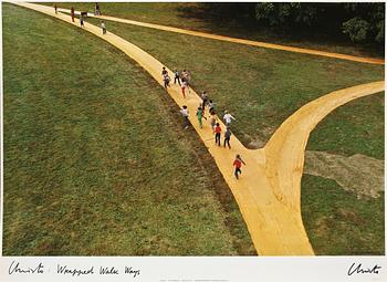 JAVACHEFF CHRISTO, "Wrapped Walk Ways", färgoffset, 2 st, sign o numr 84/200.